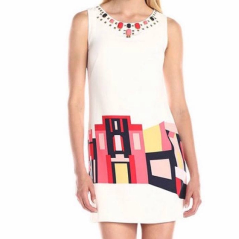 Vince Camuto sleeveless shift dress, Size 8
